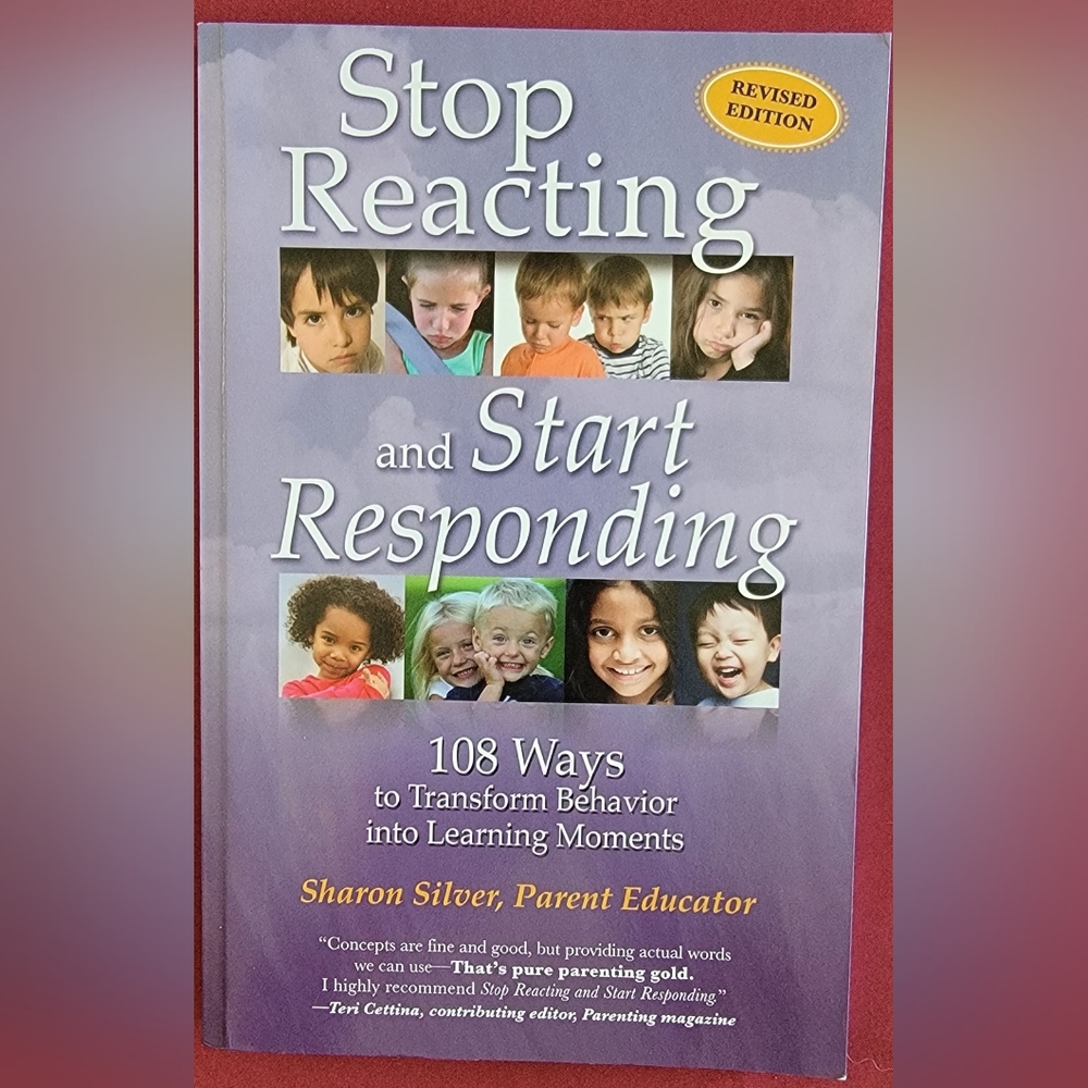Stop Reacting And Start Responding Paperback Book